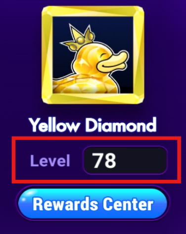 Yellow Diamond level display