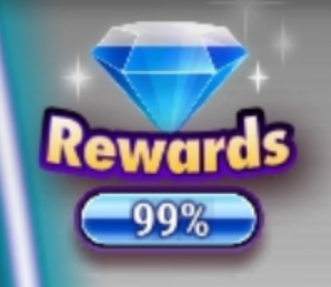 Diamond icon progress example